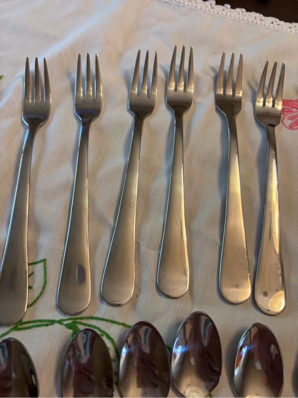 World Flatware Cocktail Forks and Spoons Huge Lot!
